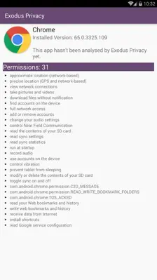 Exodus Privacy android App screenshot 6